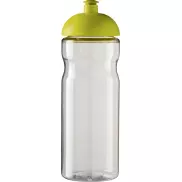 Bidon H2O Base® o pojemności 650 ml z wypukłym wieczkiem, biały, zielony