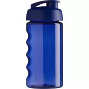 Bidon H2O Bop® o pojemności 500 ml z wieczkiem zaciskowym, niebieski
