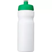 Bidon Baseline® Plus o pojemności 650 ml, biały, zielony