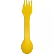 Łyżka, widelec i nóż Epsy 3 w 1, żółty