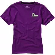 Damski t-shirt Nanaimo z krótkim rękawem, m, fioletowy