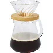 Geis szklany ekspres do kawy, 500 ml, biały, piasek pustyni