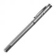 Długopis 4-funkcyjny Pointer ze wskaźnikiem laserowym, srebrny
