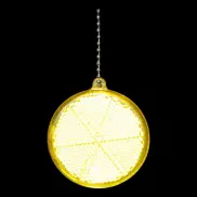 Światełko odblaskowe Circle Reflect, żółty