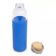 Szklana butelka Refresh 560 ml, niebieski