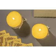 Zestaw świec HANNI żółty