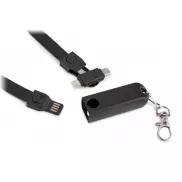 Smycz kabel USB 3 w 1 CONVEE czarny