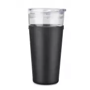 Kubek szklany GLATT 428 ml czarny