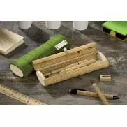 Piórnik bambusowy TITA beżowy (naturalny)