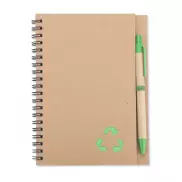 Notes z długopisem SERENO zielony