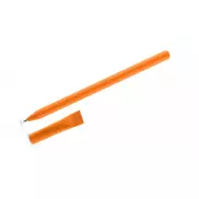Długopis papierowy PINKO pomarańczowy