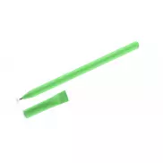 Długopis papierowy PINKO zielony jasny