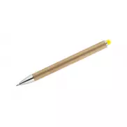Długopis touch bambusowy TUSO żółty