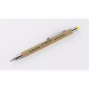 Długopis touch bambusowy TUSO żółty