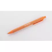 Długopis papierowy POLI pomarańczowy