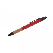 Długopis z touch pen BOSAY czerwony