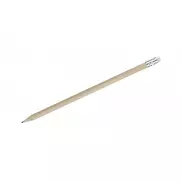 Ołówek z gumką STUDENT biały