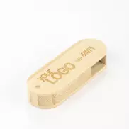 Pamięć USB bambusowa STALK 8 GB brązowy
