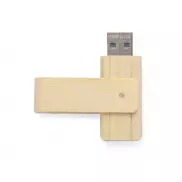 Pamięć USB bambusowa TWISTER 16 GB brązowy