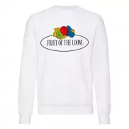 Bluza Vintage z logo Fruit (duże) - white