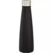 Butelka Duke z miedzianą izolacją próżniową, czarny