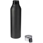 Aluminiowa butelka sportowa Grom, czarny