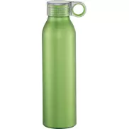 Aluminiowa butelka sportowa Grom, zielony