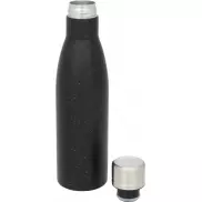 Vasa cętkowana butelka z miedzianą izolacją próżniową o pojemności 500 ml, czarny