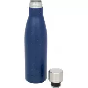 Vasa cętkowana butelka z miedzianą izolacją próżniową o pojemności 500 ml, niebieski