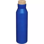 Butelka Norse z izolacją próżniowo miedzianą zamykana korkiem, niebieski