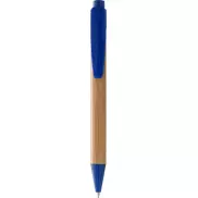 Długopis bambusowy Borneo, piasek pustyni, niebieski