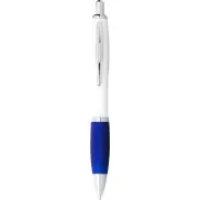 Długopis Nash czarny wkład, biały, niebieski