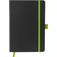 Notes A5 w twardej okładce Colour-edge, czarny, zielony