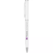 Długopis aluminiowy Slim, biały