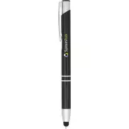 Długopis ze stylusem Moneta, czarny