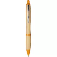 Bambusowy długopis Nash, piasek pustyni, pomarańczowy