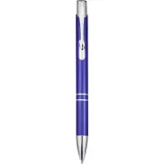 Aluminiowy długopis automatyczny Moneta, niebieski