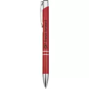 Aluminiowy długopis automatyczny Moneta, czerwony