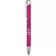 Aluminiowy długopis automatyczny Moneta, różowy