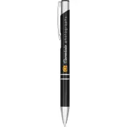 Długopis automatyczny Moneta z anodyzowanego aluminium, czarny