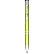 Długopis automatyczny Moneta z anodyzowanego aluminium, zielony