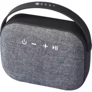 Materiałowy głośnik Bluetooth® Woven, czarny
