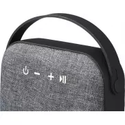 Materiałowy głośnik Bluetooth® Woven, czarny