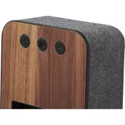 Materiałowo-drewniany głośnik Bluetooth® Shae, brazowy