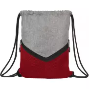 Sportowy plecak Voyager z troczkami, czerwony, szary