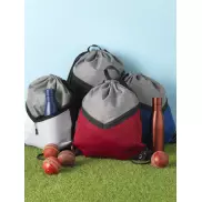 Sportowy plecak Voyager z troczkami, czerwony, szary
