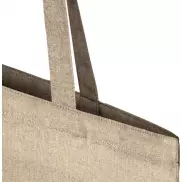 Torba na zakupy Pheebs z bawełny z recyklingu 150 g/m², piasek pustyni
