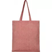 Torba na zakupy Pheebs z bawełny z recyklingu 150 g/m², czerwony