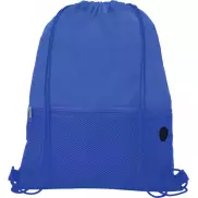 Siateczkowy plecak Oriole ściągany sznurkiem, niebieski