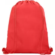 Siateczkowy plecak Oriole ściągany sznurkiem, czerwony